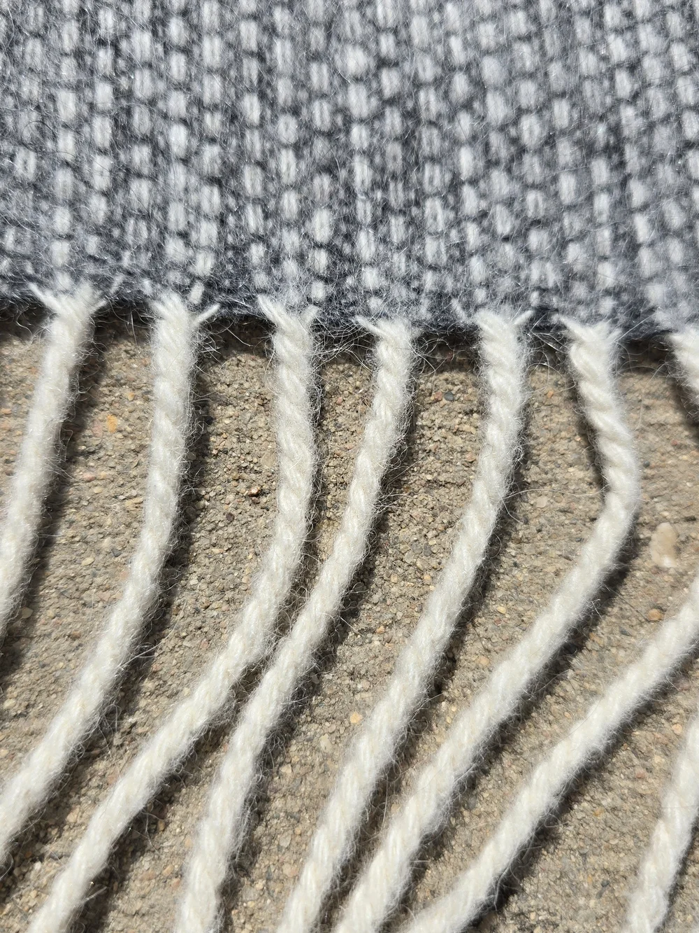 Peruvian Link Night Sky Alpaca Blend Cherokee Throw Blanket Fringe 58